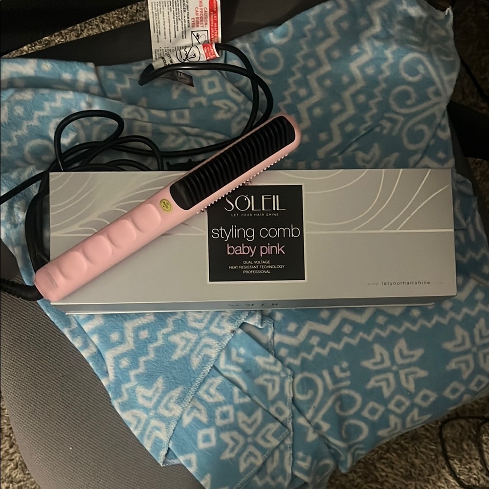 Soleil Baby Pink Styling Comb